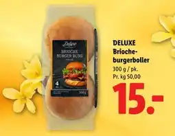 Lidl DELUXE Briocheburgerboller tilbud