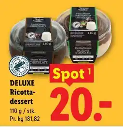 Lidl DELUXE Ricottadessert tilbud