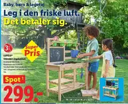 Lidl LUPILU Udendørs legekøkken tilbud