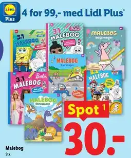 Lidl Malebog, App-pris tilbud