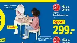 Lidl Lupilu Sminkebord af træ tilbud