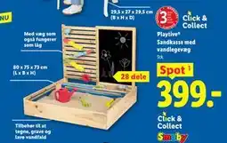 Lidl Playtive Sandkasse med vandlegevæg tilbud