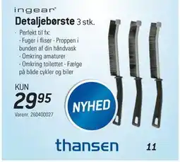 Thansen Detaljebørste tilbud