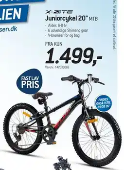 Thansen Juniorcykel 20 tilbud