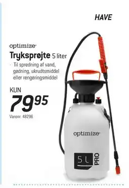 Thansen Tryksprøjte tilbud