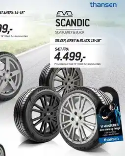 Thansen SILVER, GREY & BLACK 15-18 tilbud