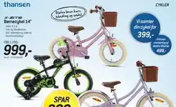 Thansen Børnecykel 14 tilbud