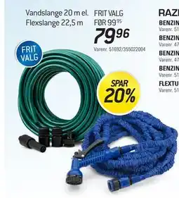 Thansen Vandslange 20 m el. Flexslange 22,5 m tilbud