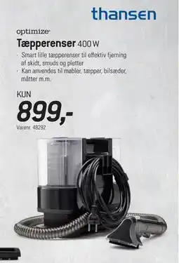 Thansen Tæpperenser tilbud