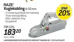 Thansen Kuglekobling tilbud