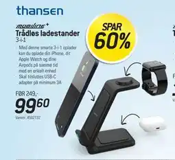 Thansen Trådløs ladestander tilbud