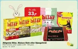 Poetzsch Padborg Ahlgrens Bilar, Malaco Kick eller Djungelvrål tilbud