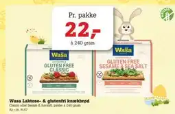 Poetzsch Padborg Wasa Laktose- & glutenfri knækbrød tilbud