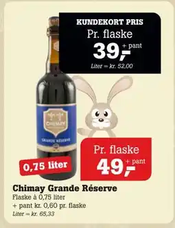 Poetzsch Padborg Chimay Grande Réserve tilbud