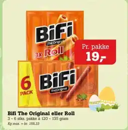Poetzsch Padborg Bifi The Original eller Roll tilbud