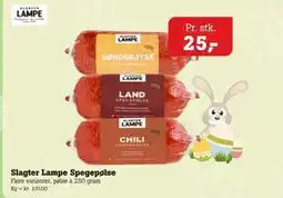 Poetzsch Padborg Slagter Lampe Spegepølse tilbud