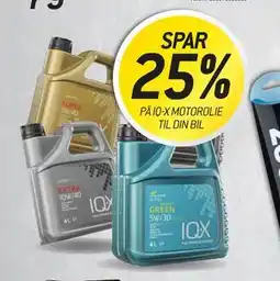 Thansen SPAR 25% PÅ IQ-X MOTOROLIE TIL DIN BIL tilbud