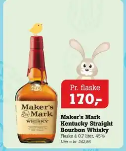 Poetzsch Padborg Maker's Mark Kentucky Straight Bourbon Whisky tilbud