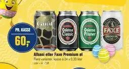 Otto Duborg Albani eller Faxe Premium øl tilbud