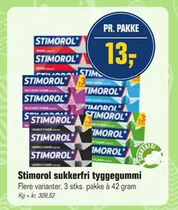 Otto Duborg Stimorol sukkerfri tyggegummi tilbud