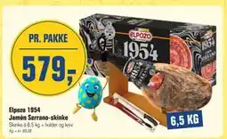 Otto Duborg Elpozo 1954 Jamón Serrano-skinke tilbud