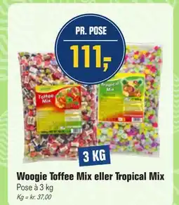 Otto Duborg Woogie Toffee Mix eller Tropical Mix tilbud