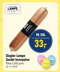 Otto Duborg Slagter Lampe Sardel leverpølse tilbud