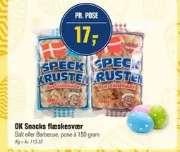 Otto Duborg OK Snacks flæskesvær tilbud