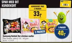 Otto Duborg Samyang Buldak Hot chicken nudler tilbud