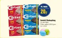 Otto Duborg Carletti Chokopålæg tilbud