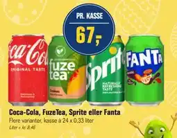 Otto Duborg Coca-Cola, FuzeTea, Sprite eller Fanta tilbud