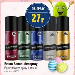 Otto Duborg Bruno Banani deospray tilbud