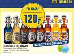 Otto Duborg Flensburger øl eller sodavand tilbud