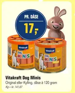Otto Duborg Vitakraft Dog Minis tilbud