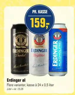 Otto Duborg Erdinger øl tilbud