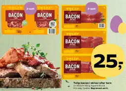 SuperBrugsen Tulip bacon i skiver eller tern tilbud