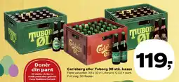 SuperBrugsen Carlsberg eller Tuborg 30 stk. kasse tilbud