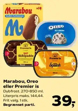 SuperBrugsen Marabou, Oreo eller Premier is tilbud