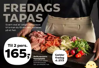 SuperBrugsen Delikatessens tapasplatte tilbud