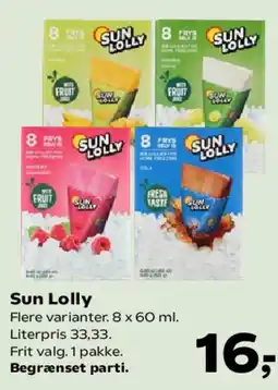 SuperBrugsen Sun Lolly tilbud