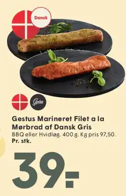 SPAR Gestus Marineret Filet a la Mørbrad af Dansk Gris tilbud