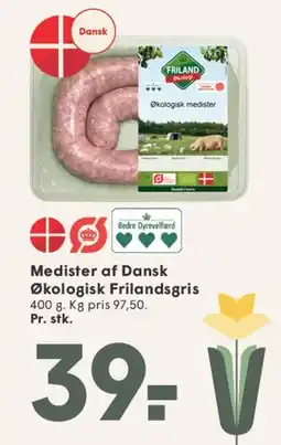 SPAR Medister af Dansk Økologisk Frilandsgris tilbud