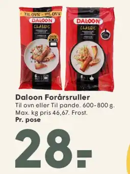 SPAR Daloon Forårsruller tilbud