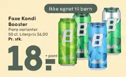 SPAR Faxe Kondi Booster tilbud