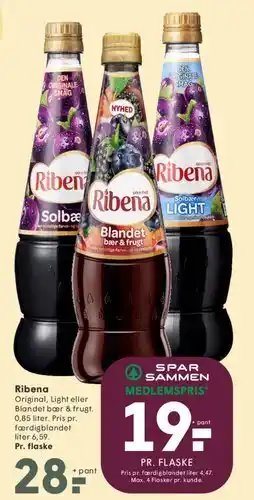 SPAR Ribena tilbud
