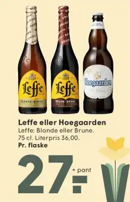 SPAR Leffe eller Hoegaarden tilbud