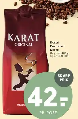 SPAR Karat Formalet Kaffe tilbud