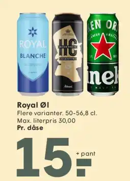 SPAR Royal Øl tilbud