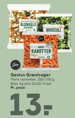 SPAR Gestus Grøntsager tilbud
