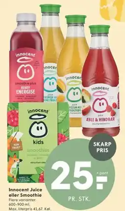 SPAR Innocent Juice eller Smoothie tilbud